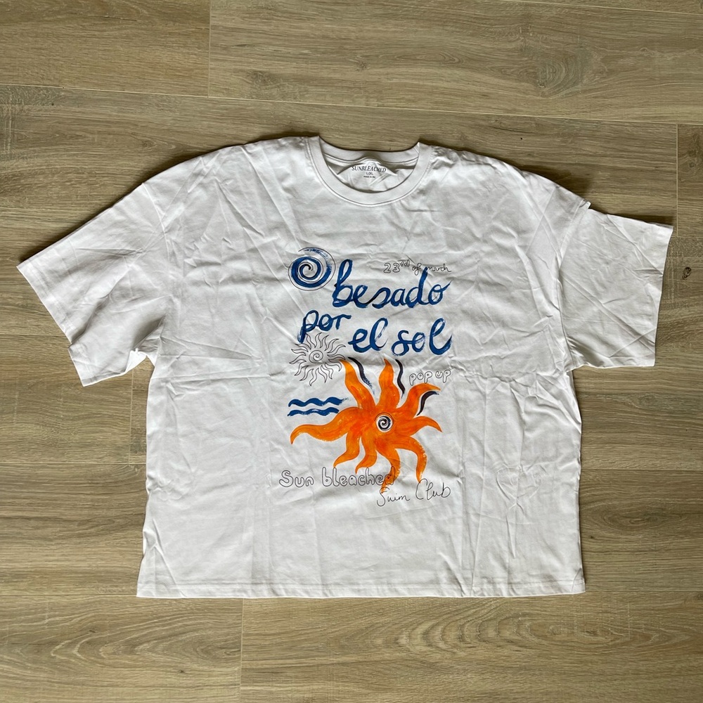 Sunbleached swim oversized tee